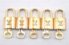 Authentic Louis Vuitton Padlock & Keys 10Set LV 1418L