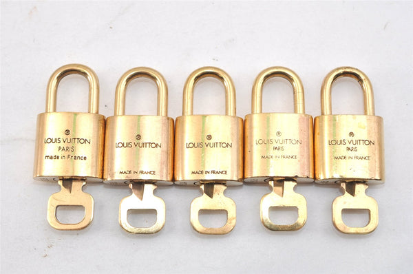 Authentic Louis Vuitton Padlock & Keys 10Set LV 1418L