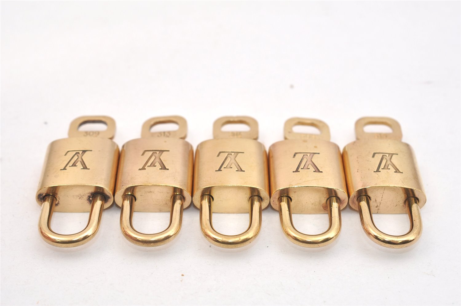 Authentic Louis Vuitton Padlock & Keys 10Set LV 1418L