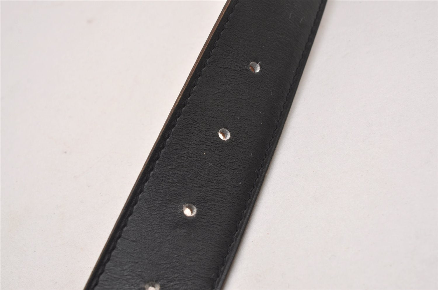 Authentic HERMES Constance Leather Belt Size 75cm 29.5
