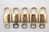 Authentic Louis Vuitton Padlock & Keys 10Set LV 1419L