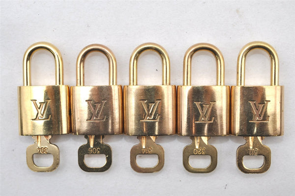 Authentic Louis Vuitton Padlock & Keys 10Set LV 1419L