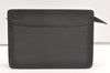 Authentic Louis Vuitton Epi Pochette Homme Clutch Hand Bag Black M52522 LV 1420K
