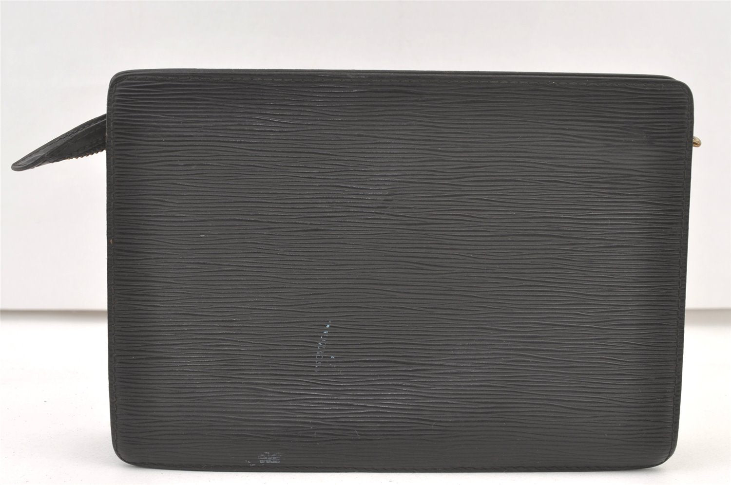 Authentic Louis Vuitton Epi Pochette Homme Clutch Hand Bag Black M52522 LV 1420K