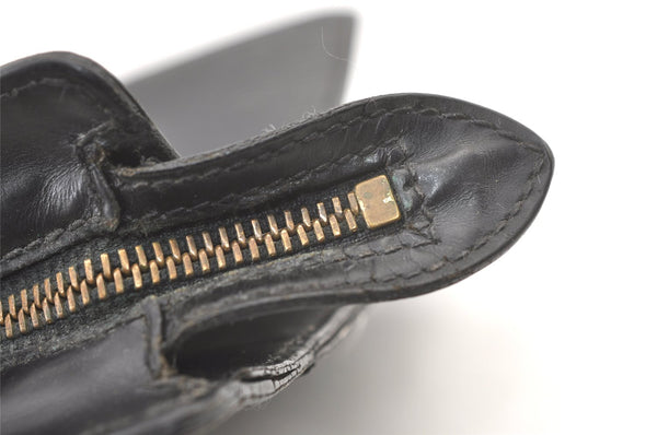 Authentic Louis Vuitton Epi Pochette Homme Clutch Hand Bag Black M52522 LV 1420K