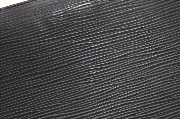 Authentic Louis Vuitton Epi Pochette Homme Clutch Hand Bag Black M52522 LV 1420K