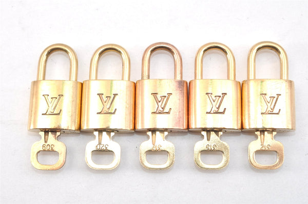 Authentic Louis Vuitton Padlock & Keys 10Set LV 1420L