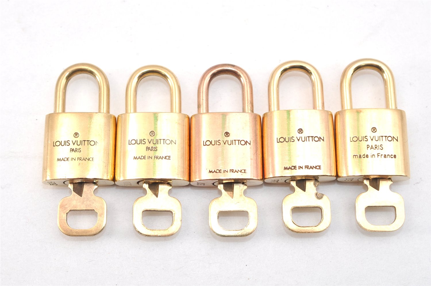 Authentic Louis Vuitton Padlock & Keys 10Set LV 1420L