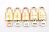 Authentic Louis Vuitton Padlock & Keys 10Set LV 1420L