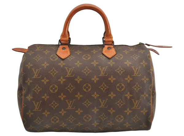 Authentic Louis Vuitton Monogram Speedy 30 Hand Boston Bag Old Model LV 1421K