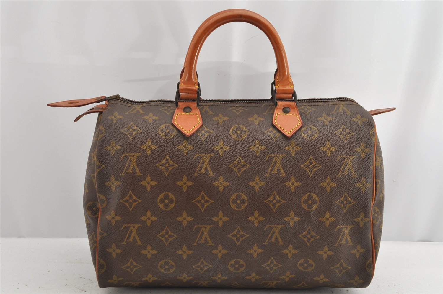 Authentic Louis Vuitton Monogram Speedy 30 Hand Boston Bag Old Model LV 1421K