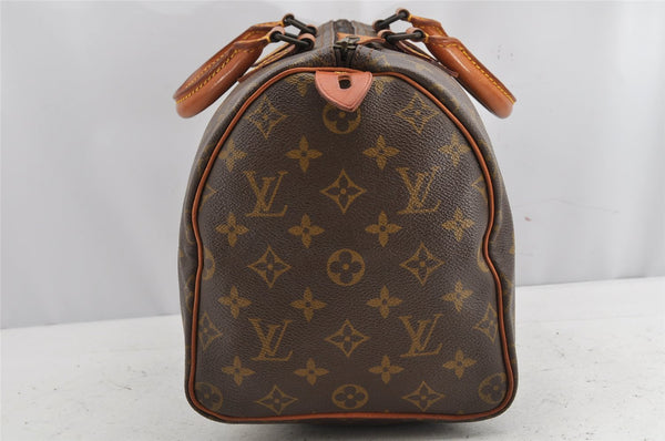 Authentic Louis Vuitton Monogram Speedy 30 Hand Boston Bag Old Model LV 1421K