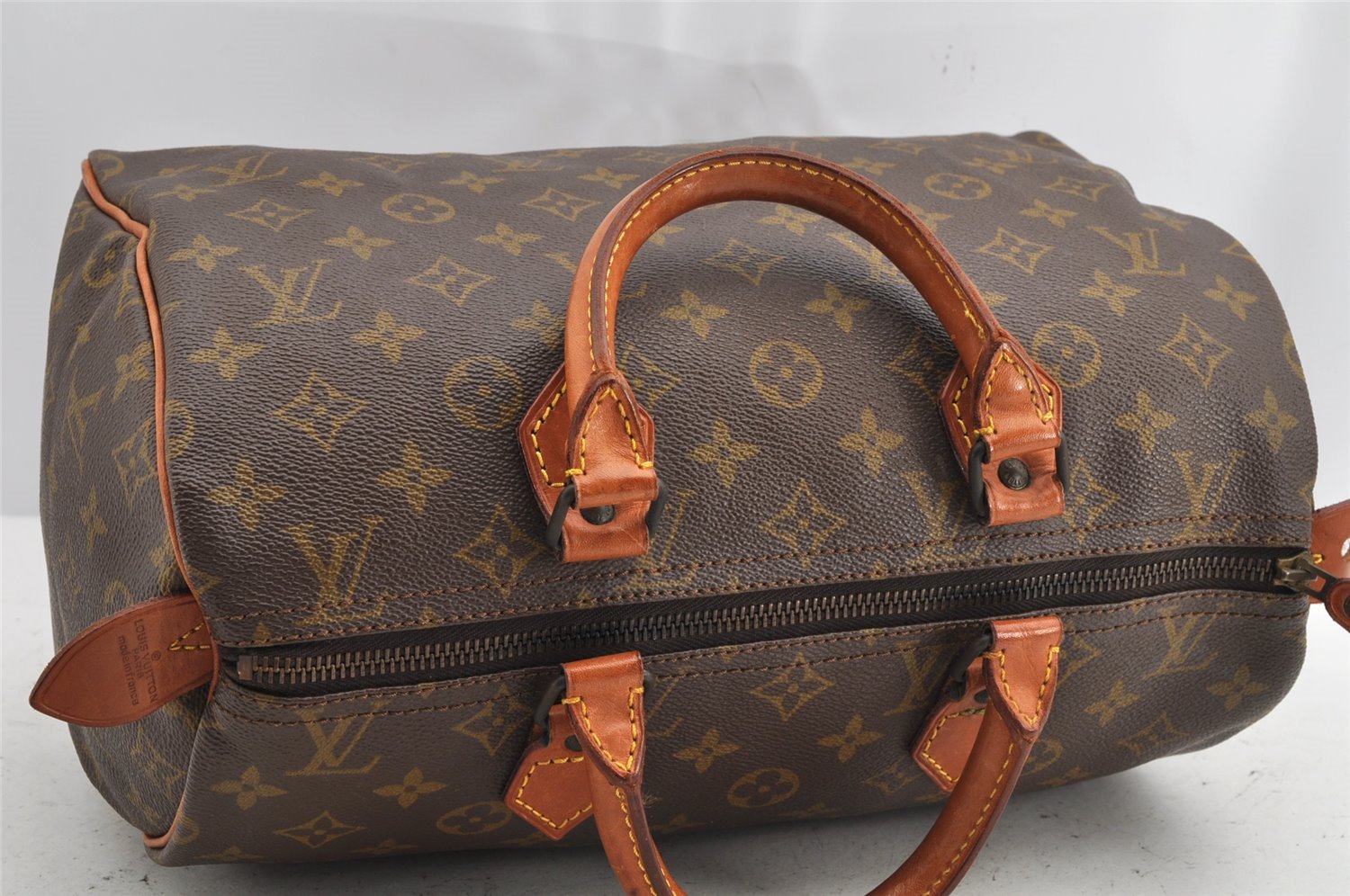 Authentic Louis Vuitton Monogram Speedy 30 Hand Boston Bag Old Model LV 1421K