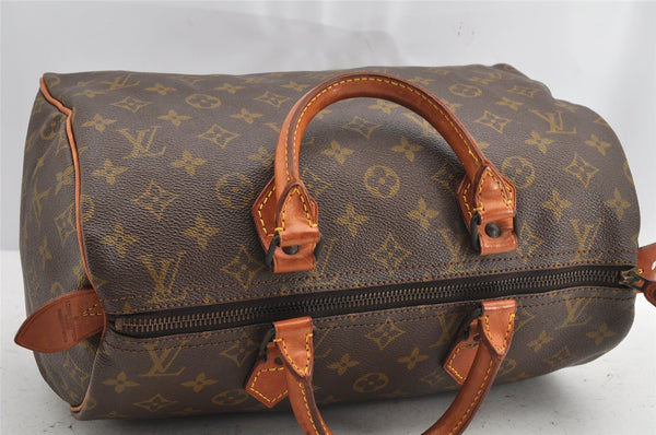 Authentic Louis Vuitton Monogram Speedy 30 Hand Boston Bag Old Model LV 1421K