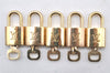 Authentic Louis Vuitton Padlock & Keys 10Set LV 1421L