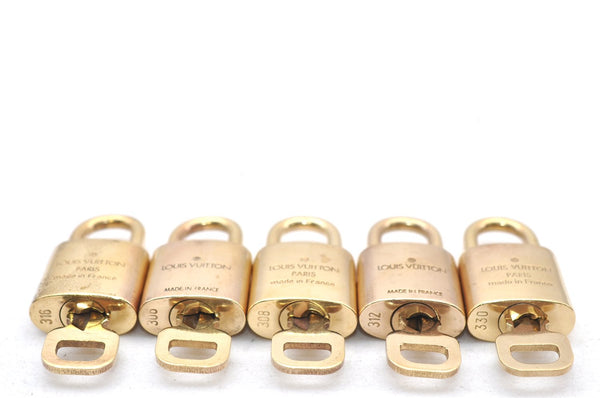 Authentic Louis Vuitton Padlock & Keys 10Set LV 1421L