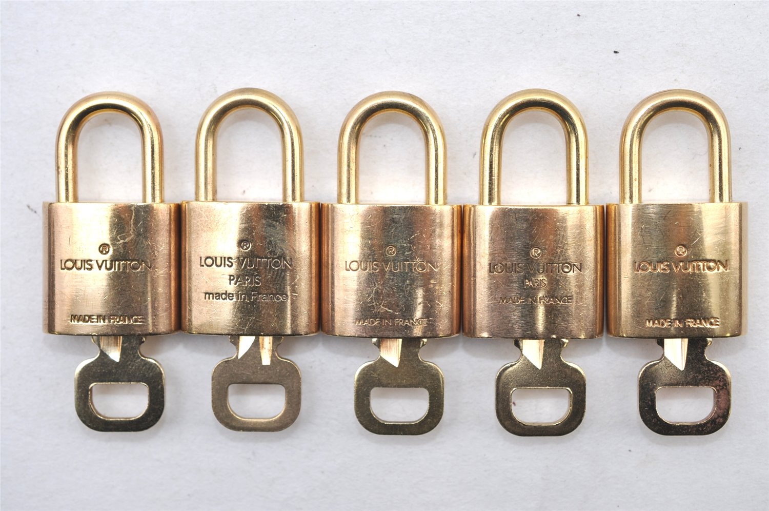 Authentic Louis Vuitton Padlock & Keys 10Set LV 1421L