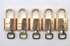 Authentic Louis Vuitton Padlock & Keys 10Set LV 1421L