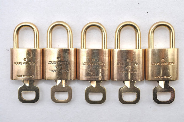 Authentic Louis Vuitton Padlock & Keys 10Set LV 1421L