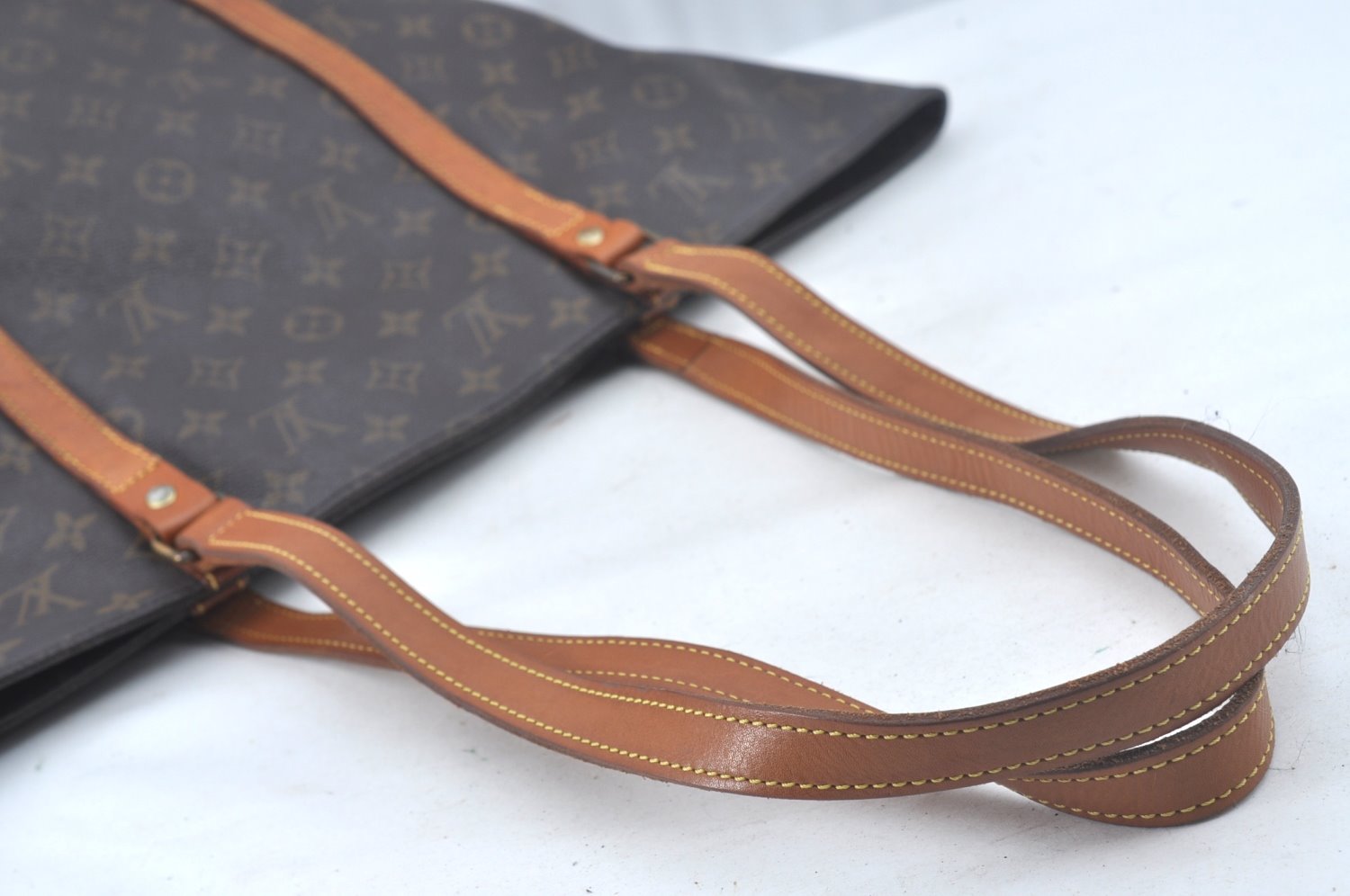 Authentic Louis Vuitton Monogram Sac Shopping PM Tote Bag M51108 LV 1422J