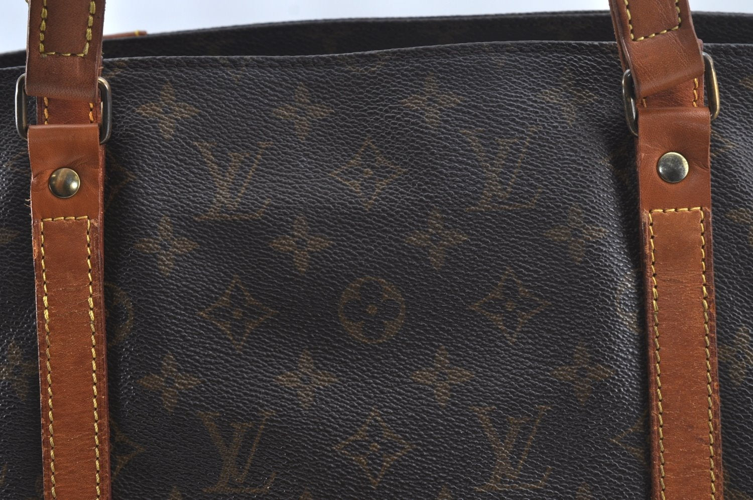 Authentic Louis Vuitton Monogram Sac Shopping PM Tote Bag M51108 LV 1422J