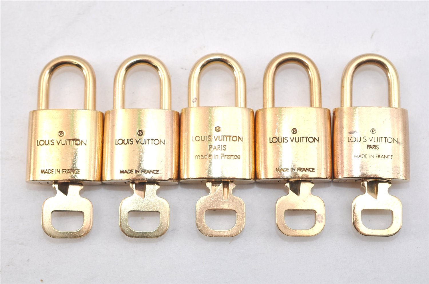 Authentic Louis Vuitton Padlock & Keys 10Set LV 1422L