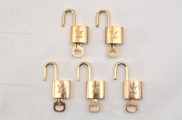 Authentic Louis Vuitton Padlock & Keys 10Set LV 1422L