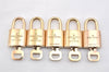 Authentic Louis Vuitton Padlock & Keys 10Set LV 1422L