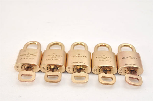 Authentic Louis Vuitton Padlock & Keys 10Set LV 1422L