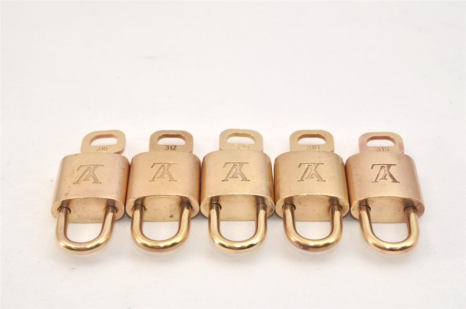 Authentic Louis Vuitton Padlock & Keys 10Set LV 1422L