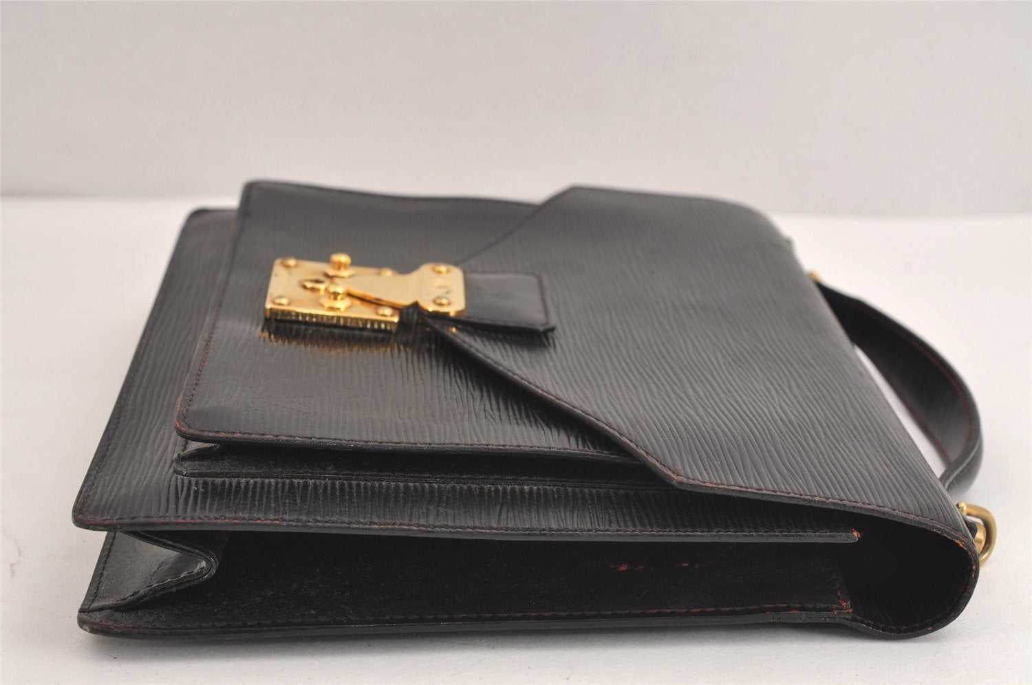 Authentic Louis Vuitton Epi Monceau 2Way Shoulder Hand Bag Red M52127 LV 1423J