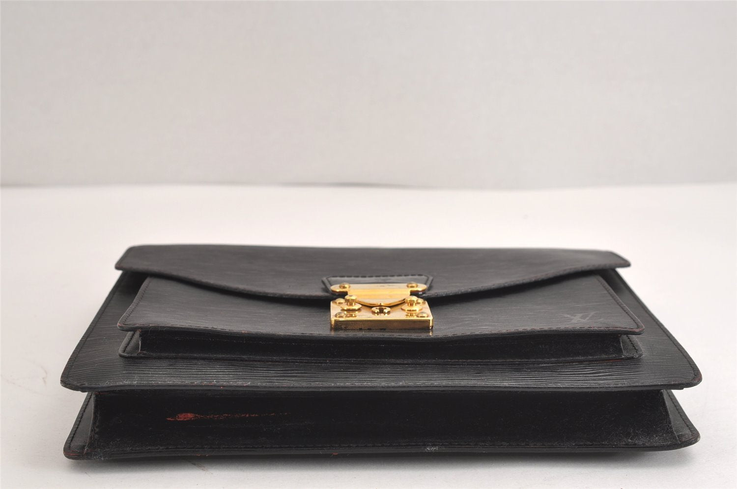 Authentic Louis Vuitton Epi Monceau 2Way Shoulder Hand Bag Red M52127 LV 1423J