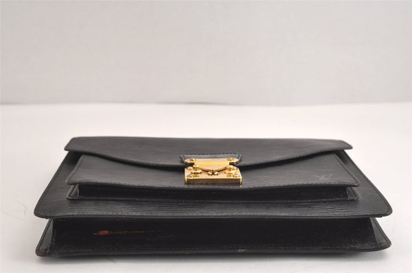 Authentic Louis Vuitton Epi Monceau 2Way Shoulder Hand Bag Red M52127 LV 1423J