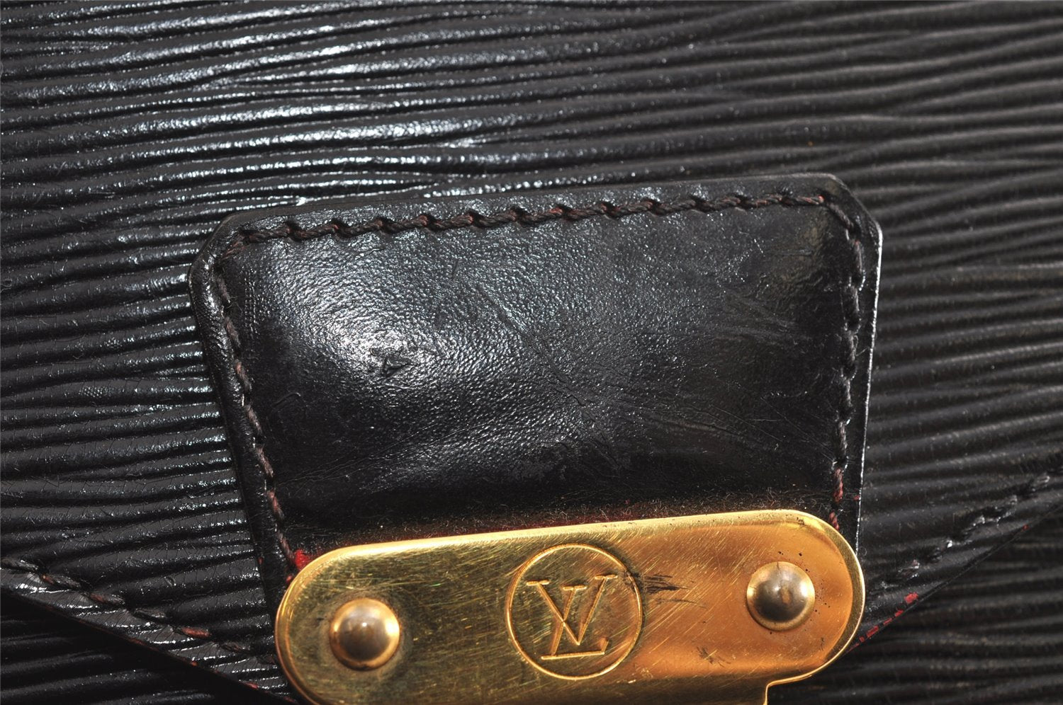 Authentic Louis Vuitton Epi Monceau 2Way Shoulder Hand Bag Red M52127 LV 1423J