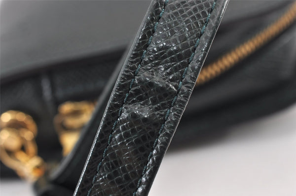 Authentic Louis Vuitton Taiga Baikal Clutch Bag Green M30184 LV 1423K