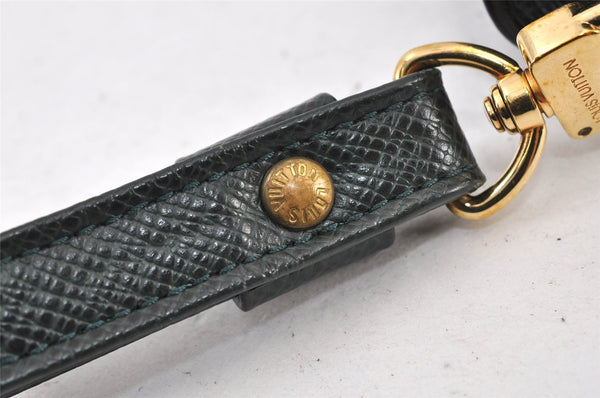 Authentic Louis Vuitton Taiga Baikal Clutch Bag Green M30184 LV 1423K