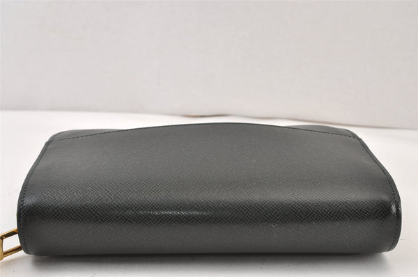 Authentic Louis Vuitton Taiga Baikal Clutch Bag Green M30184 LV 1423K