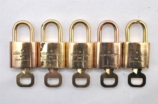 Authentic Louis Vuitton Padlock & Keys 10Set LV 1423L