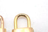 Authentic Louis Vuitton Padlock & Keys 10Set LV 1423L