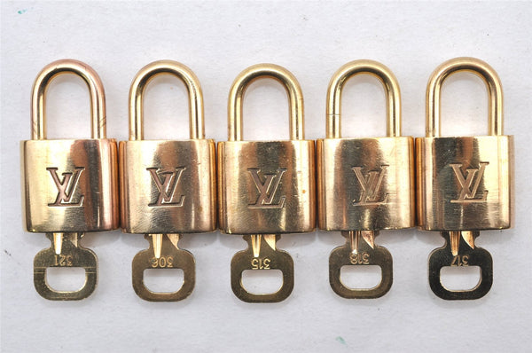 Authentic Louis Vuitton Padlock & Keys 10Set LV 1423L