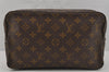 Auth Louis Vuitton Monogram Trousse Toilette 28 Clutch Hand Bag Old Model 1424J