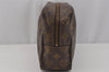 Auth Louis Vuitton Monogram Trousse Toilette 28 Clutch Hand Bag Old Model 1424J