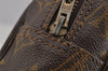 Auth Louis Vuitton Monogram Trousse Toilette 28 Clutch Hand Bag Old Model 1424J