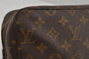 Auth Louis Vuitton Monogram Trousse Toilette 28 Clutch Hand Bag Old Model 1424J