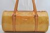 Authentic Louis Vuitton Vernis Bedford Hand Bag Yellow Beige M91006 LV 1424K