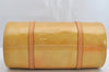 Authentic Louis Vuitton Vernis Bedford Hand Bag Yellow Beige M91006 LV 1424K