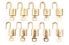 Authentic Louis Vuitton Padlock & Keys 10Set LV 1424L