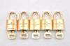 Authentic Louis Vuitton Padlock & Keys 10Set LV 1424L