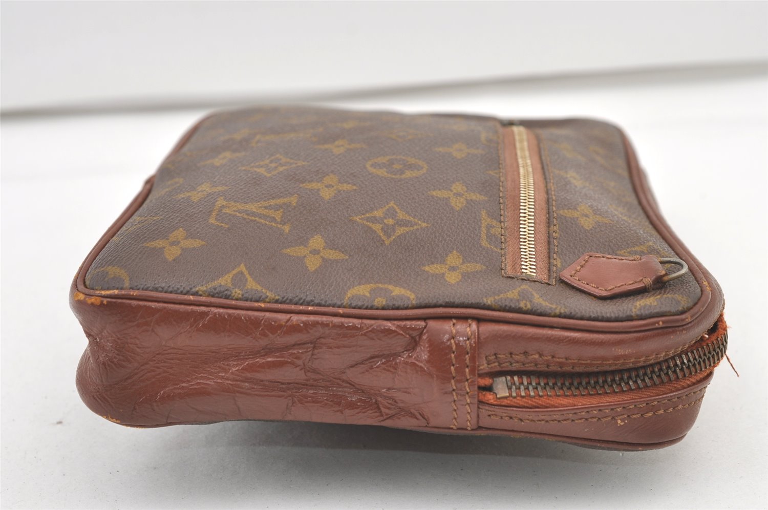 Authentic Louis Vuitton Monogram Shoulder Cross Body Bag Old Model LV Junk 1425K