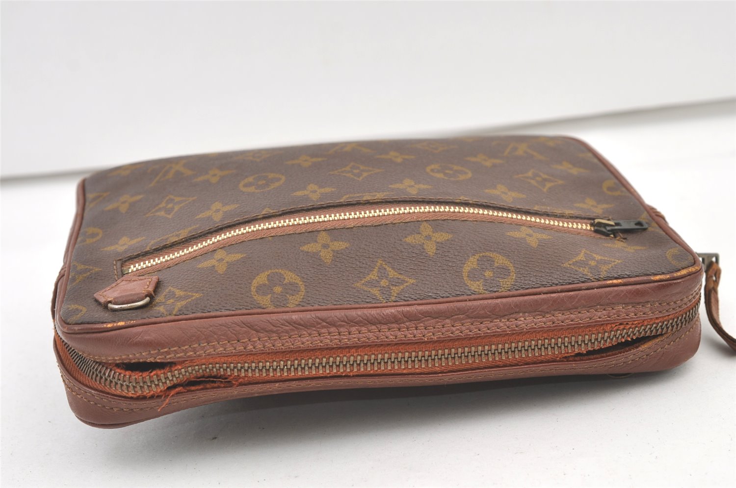 Authentic Louis Vuitton Monogram Shoulder Cross Body Bag Old Model LV Junk 1425K